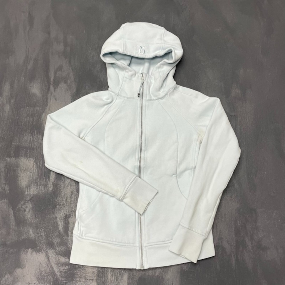 Lululemon Scuba Full-Zip Hoodie classic athletic sweater womens Sz 6 - Picture 1 of 14